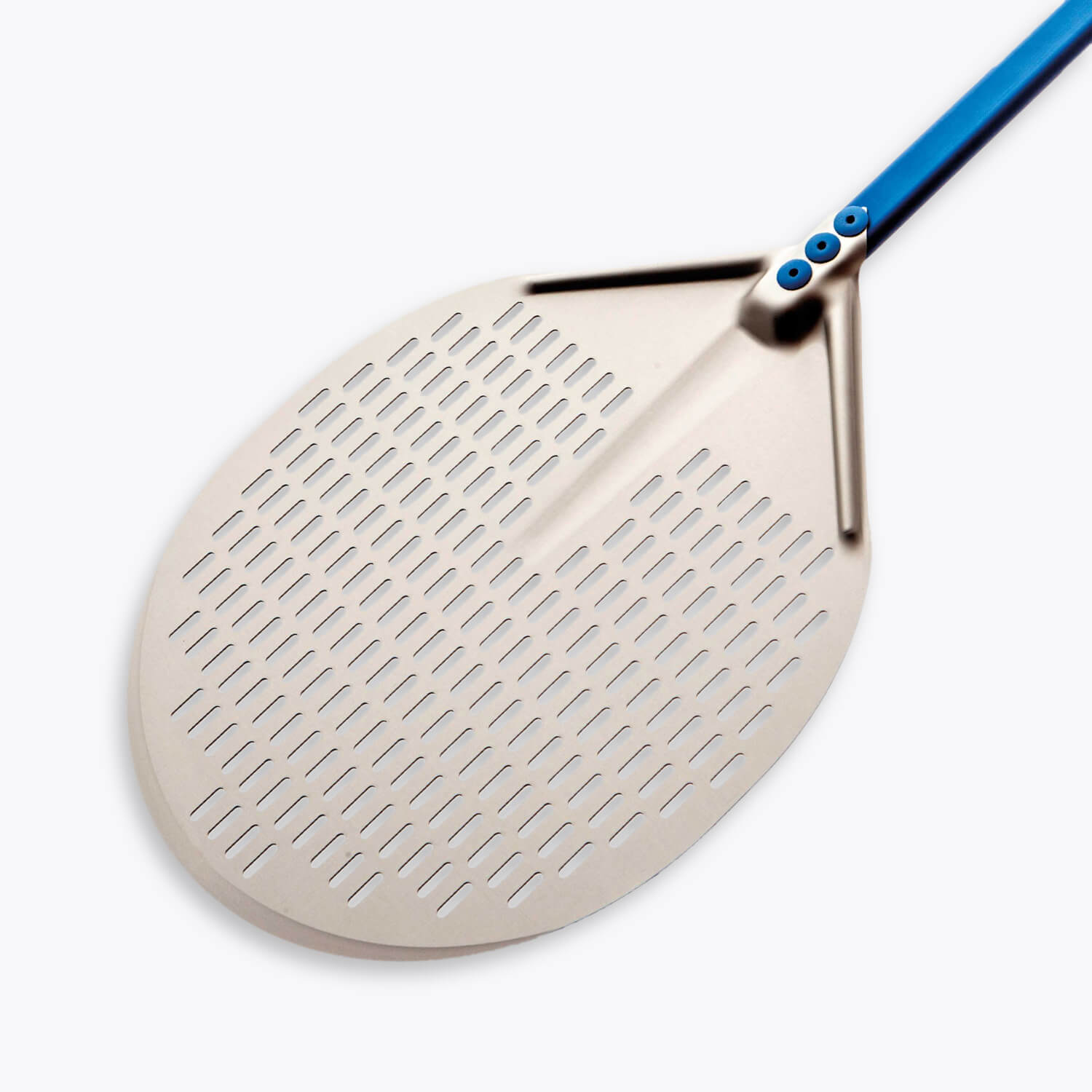 Gi.Metal Azzurra Pizzaspade - Rund - Ø 33 cm - Skaft 60 cm