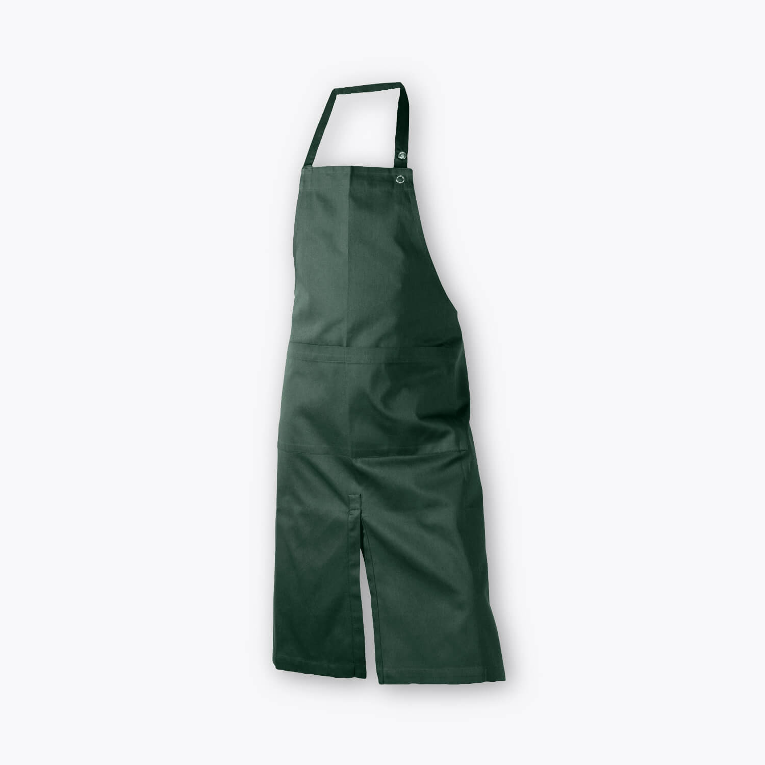 The Organic Company Apron with Pocket - Mørkegrøn