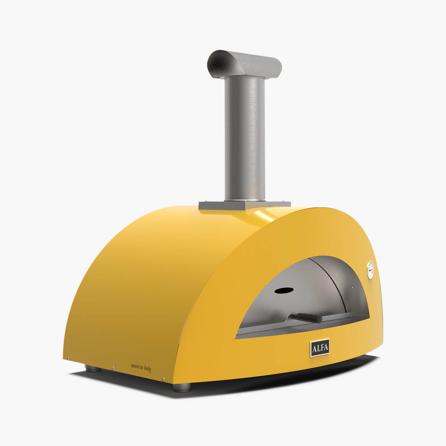 Alfa Forni Moderno 3 Pizze - Brændselstype: Brænde - Farve: Gul