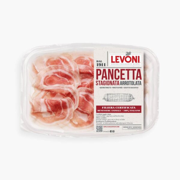 Levoni Pancetta Stagionata Affettato