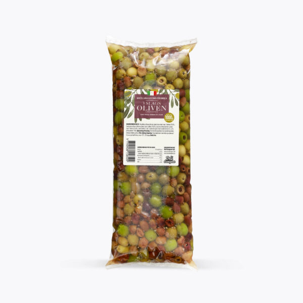 Deli Drengene Olivenmix - Nocellara / Leccino / Cerignola